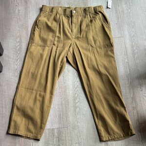 GAP Women's green paper bag  Pants NWT
